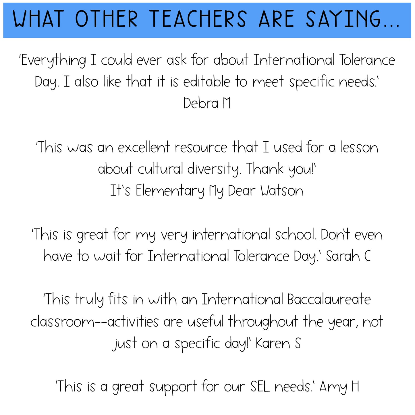 Tolerance & Diversity Activities | International Day for Tolerance SEL | Yr 1-2