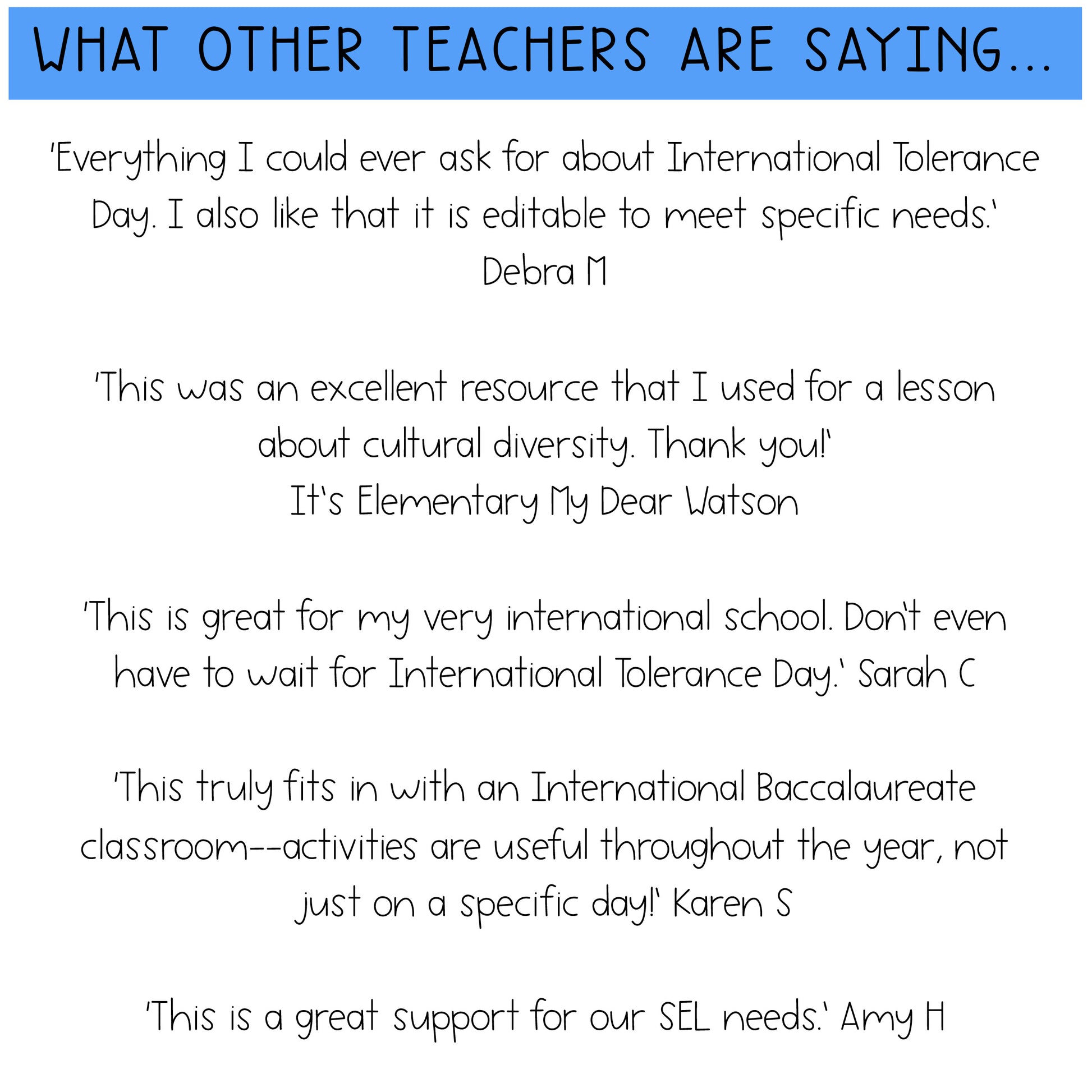Tolerance & Diversity Activities | International Day for Tolerance SEL | Yr 1-2