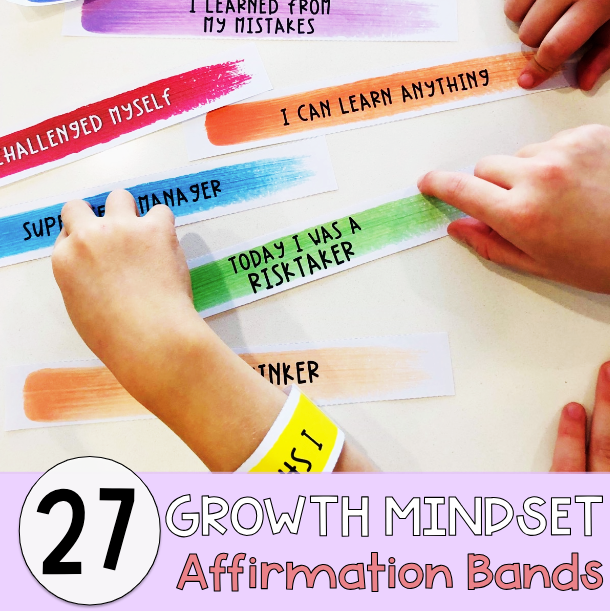 Growth Mindset Affirmation Bands