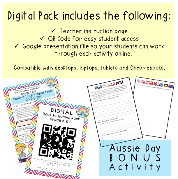 Back To School Activities BUNDLE - Grades 5-6 (Digital & Printable)