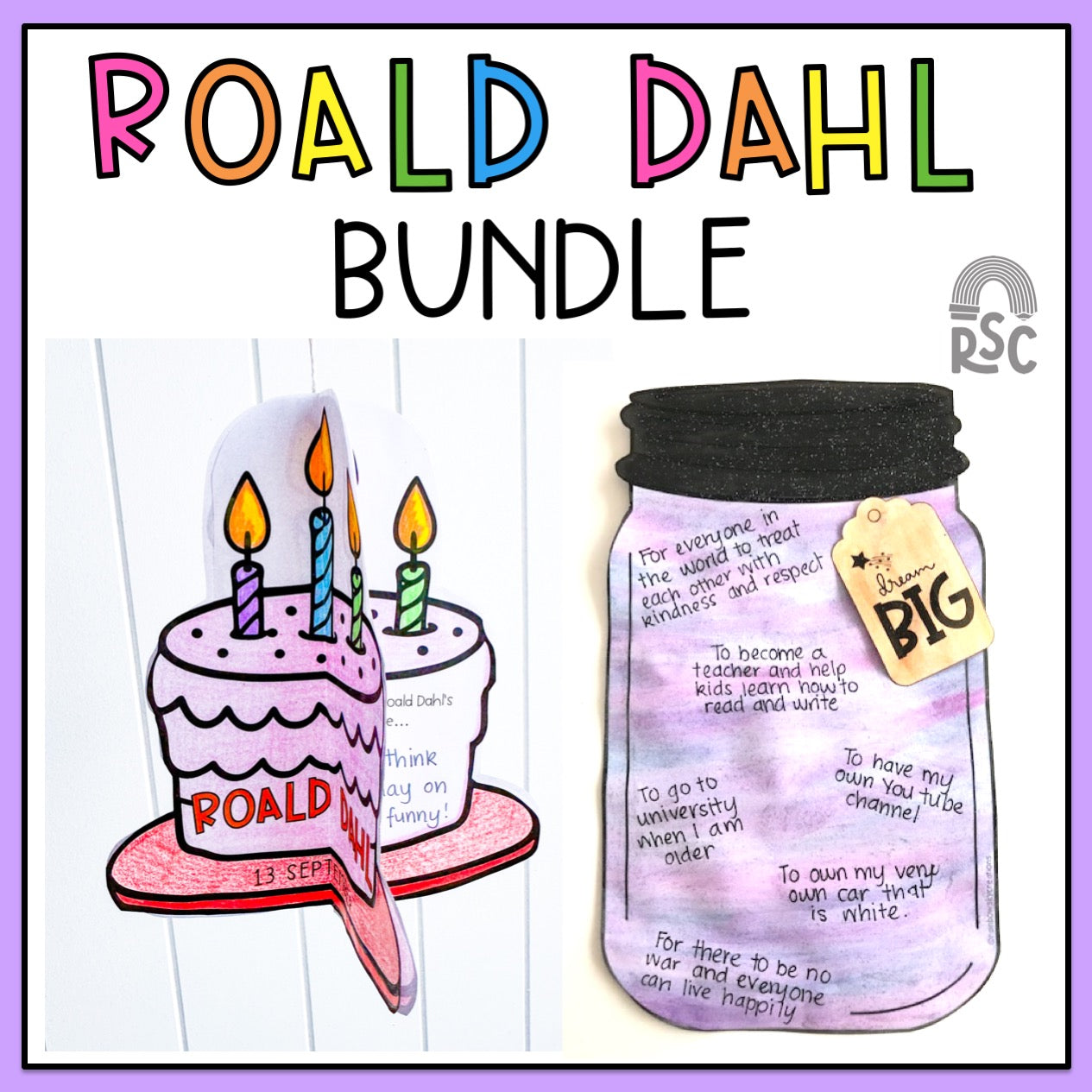 Roald Dahl Day Activites BUNDLE – Rainbow Sky Creations AU