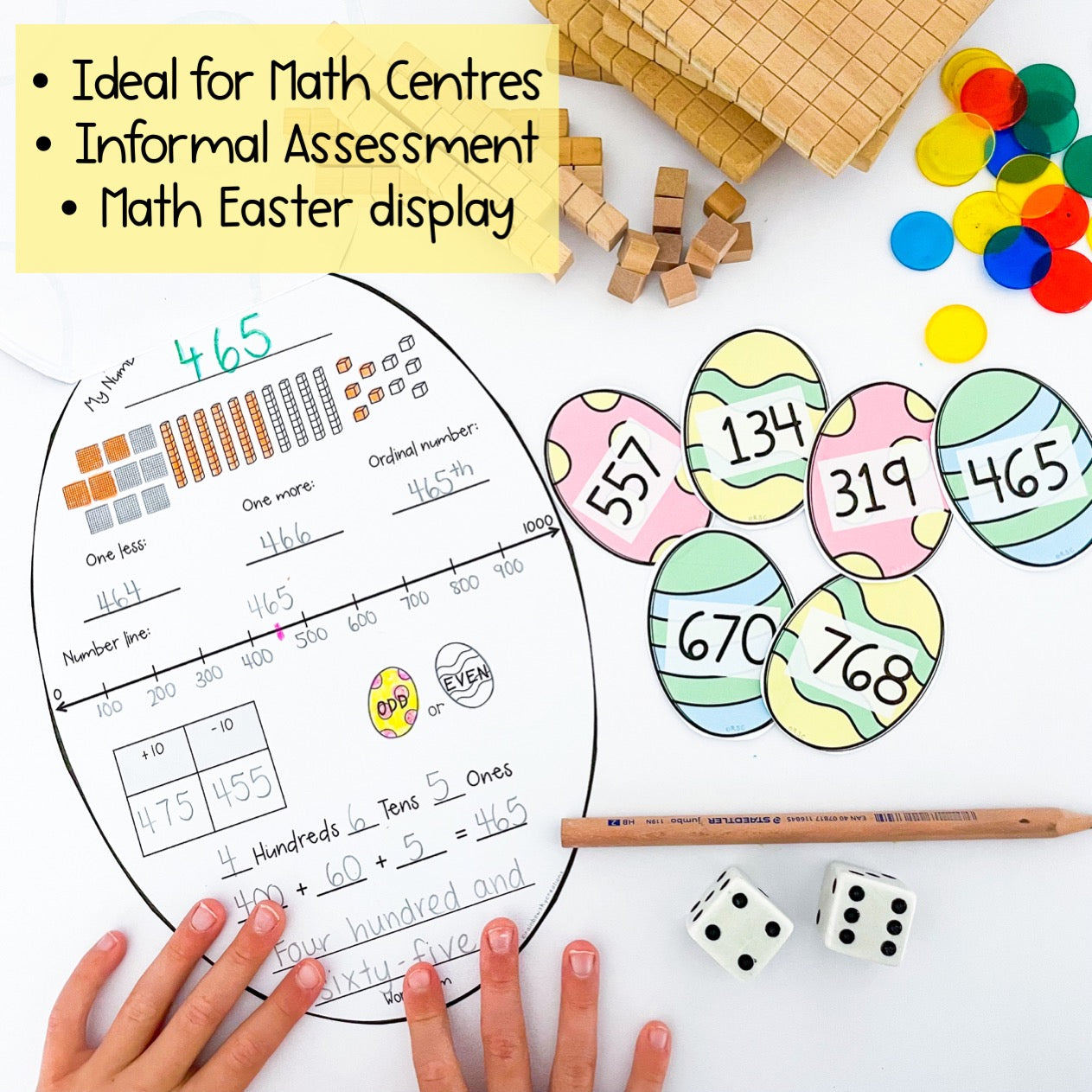 Easter Activity BUNDLE | Differentiated Easter Lessons Grades 1-2