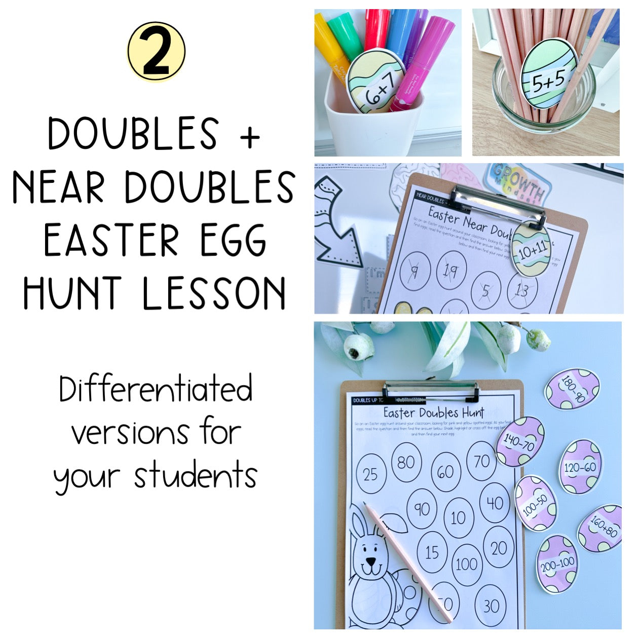 Easter Activity BUNDLE | Differentiated Easter Lessons Grades 1-2