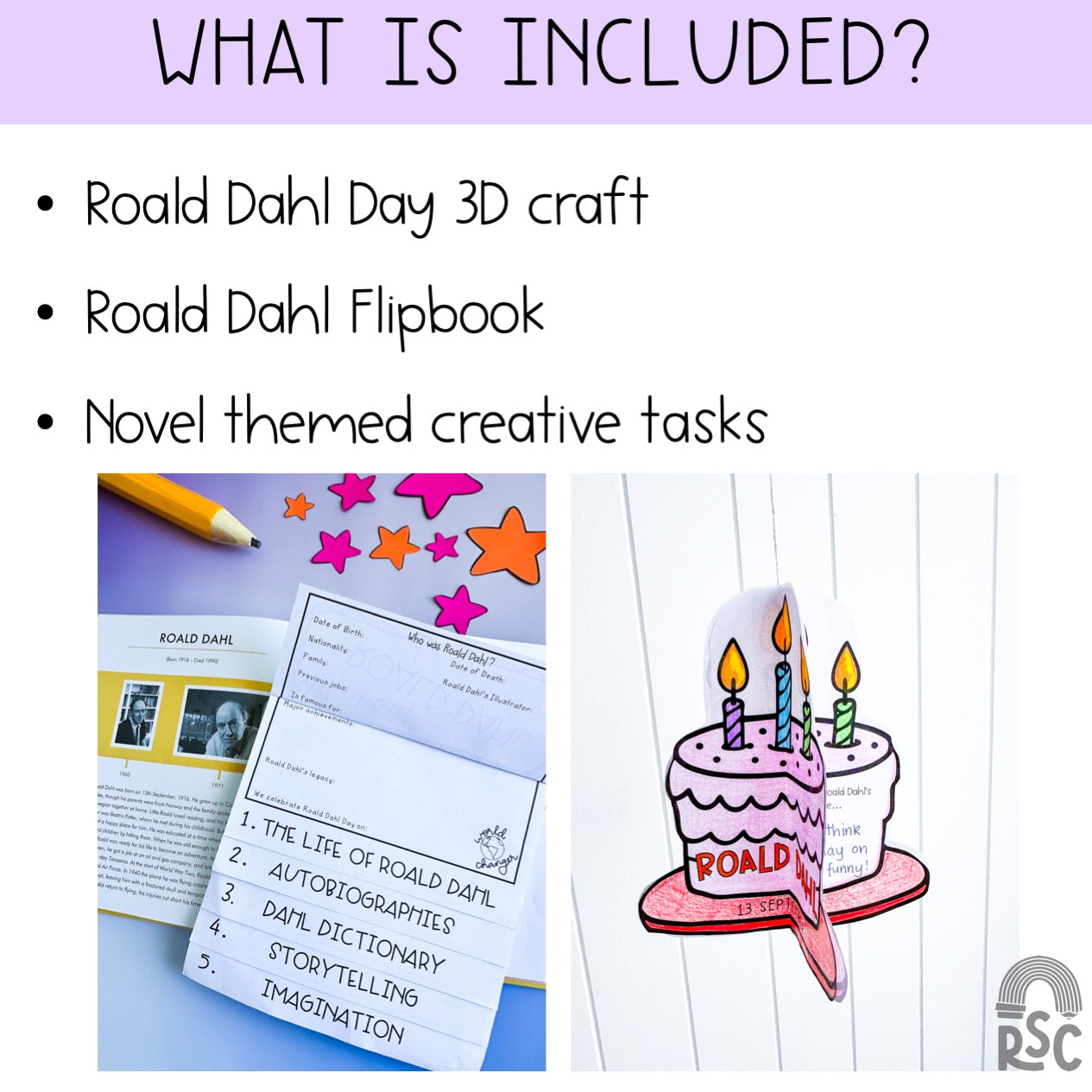 Roald Dahl Day BUNDLE | Author Roald Dahl Activities