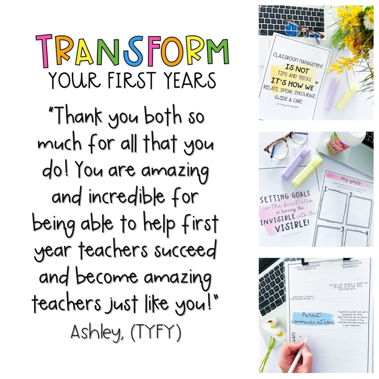 Transform Your First Years | Online Course | K - Grade 6 Teachers