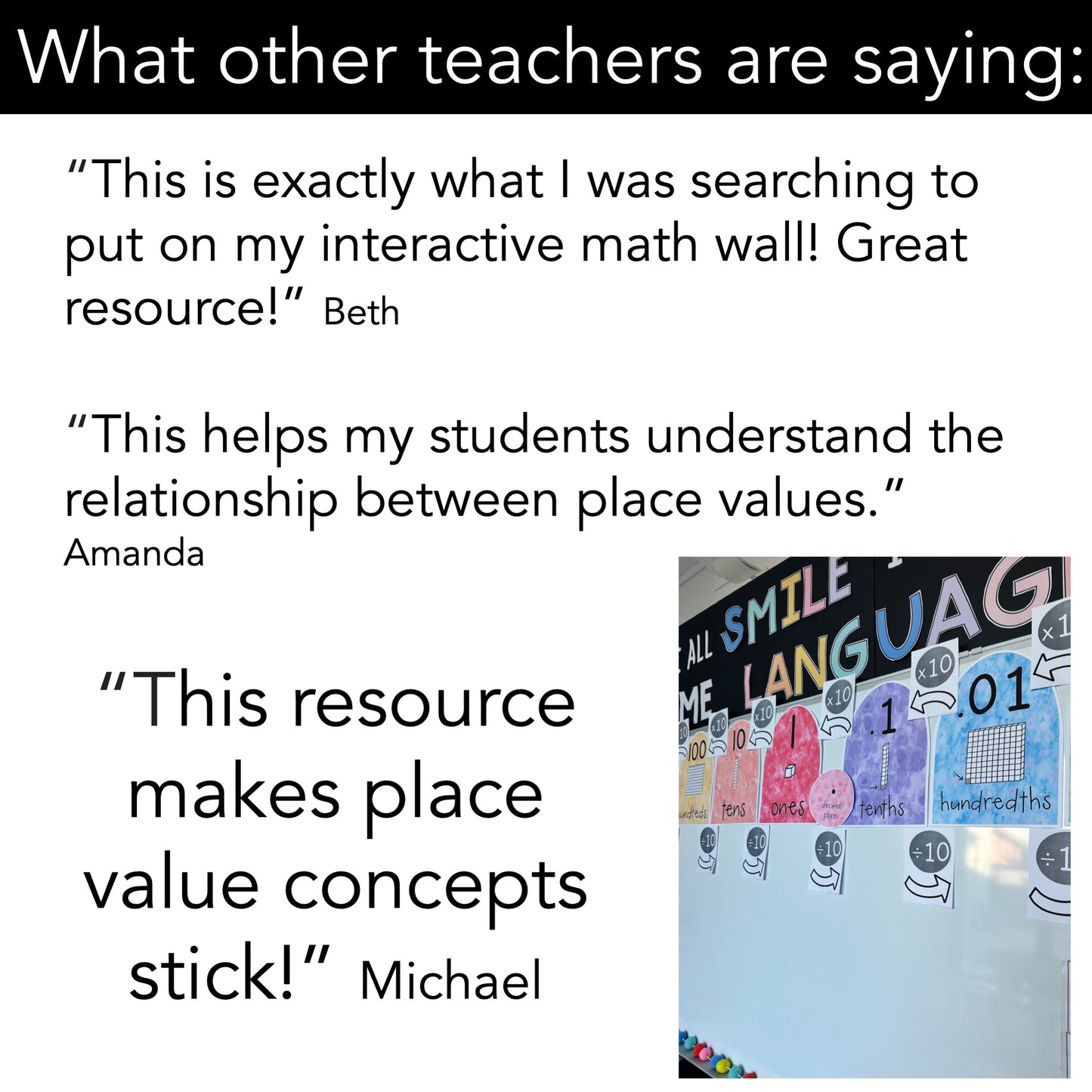 Rainbow Arch Place Value Chart | Interactive Place Value Posters