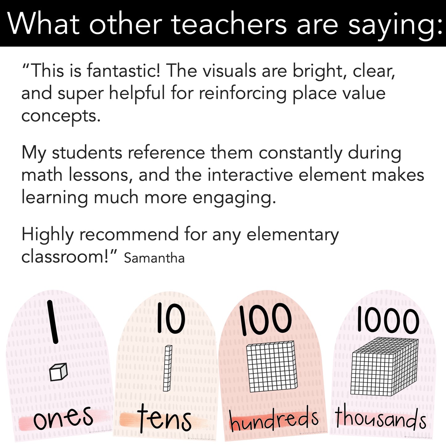 Arch Place Value Posters | Interactive Place Value Chart