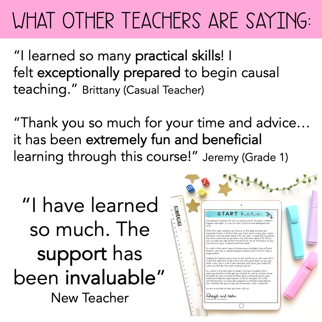 Transform Your First Years | Online Course | K - Grade 6 Teachers