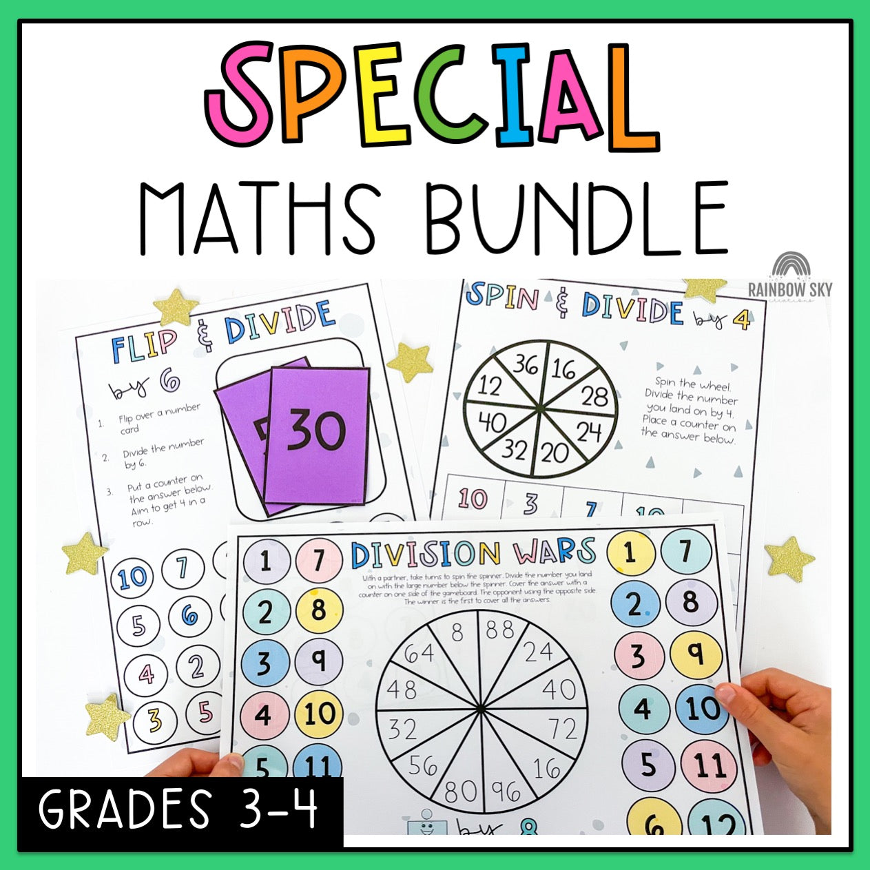 ⭐️LIMITED OFFER⭐️ Maths Bundle for Grades 3 + 4