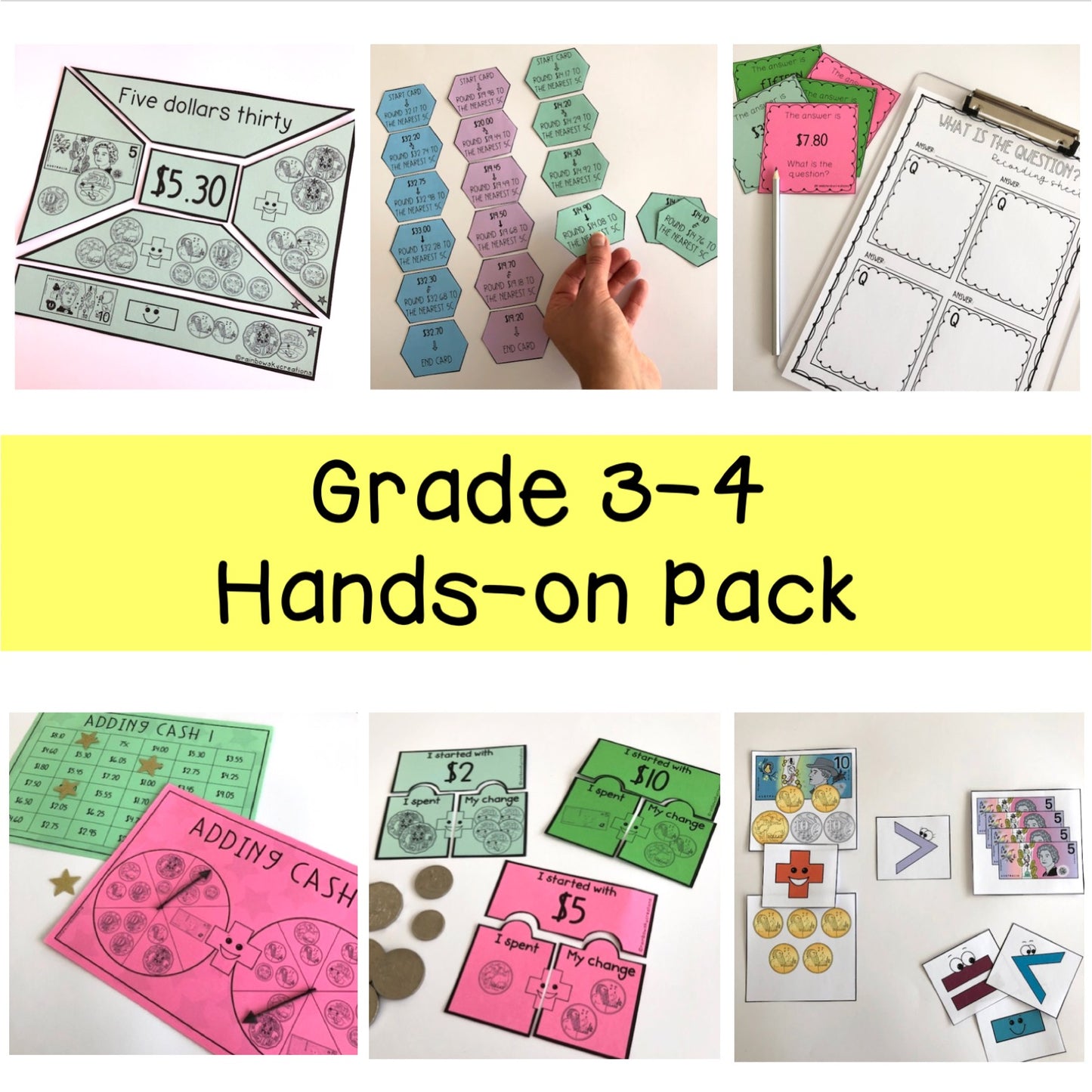 Australian Money BUNDLE | Aussie Money Activities | Year 3