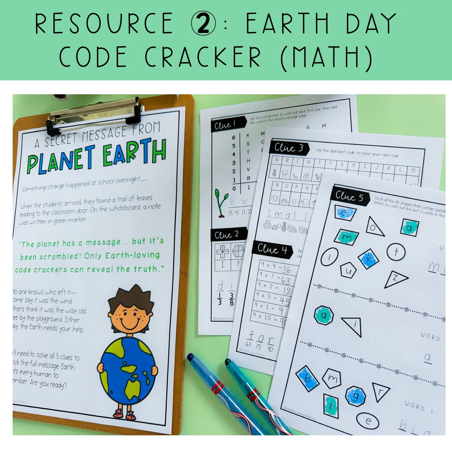 Earth Day BUNDLE | Earth Day Writing and Math Activities