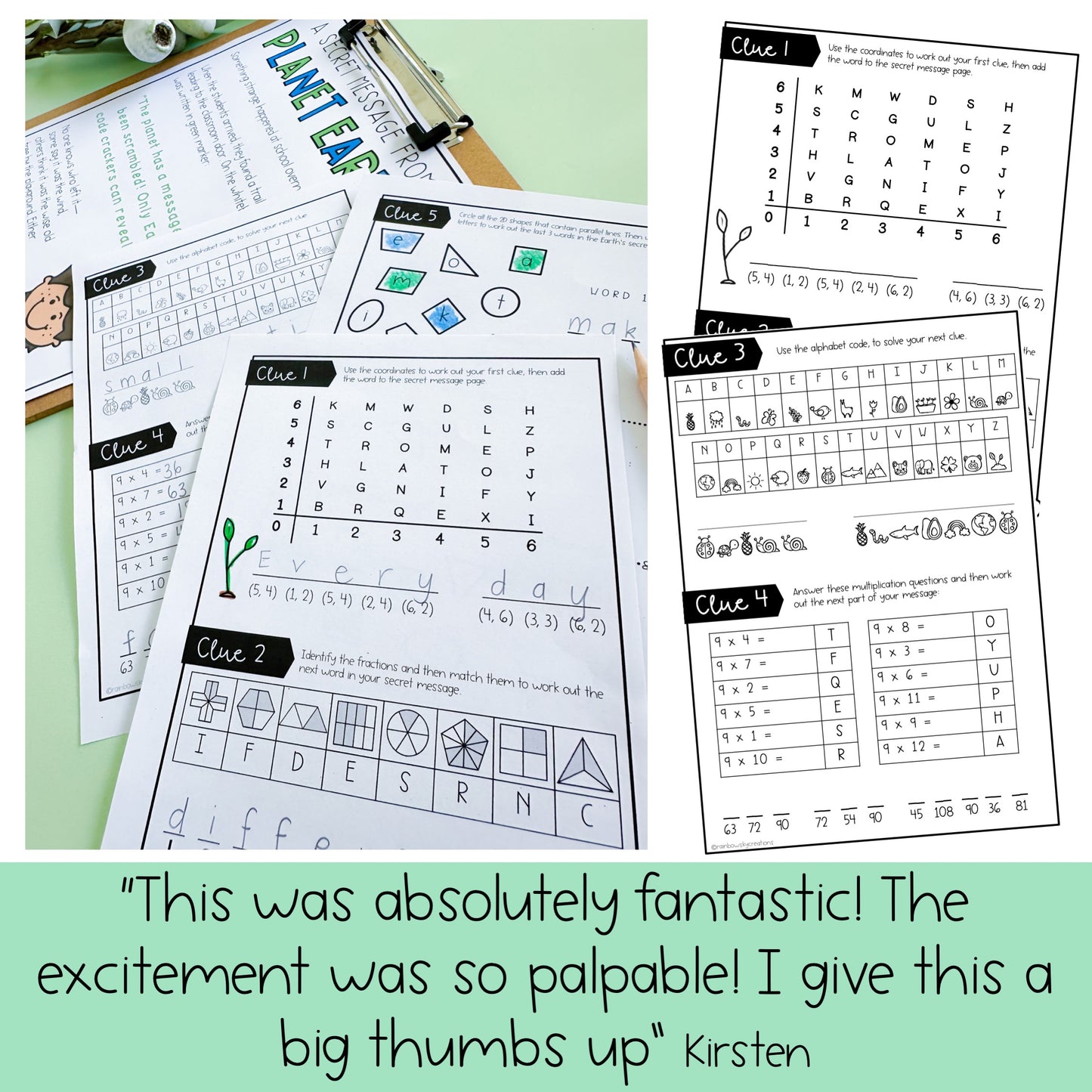 Earth Day BUNDLE | Earth Day Writing and Math Activities