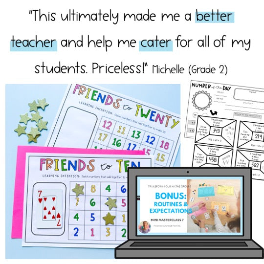 Transform Your Maths Lessons | Online Mini Course | K - Grade 6 Teachers