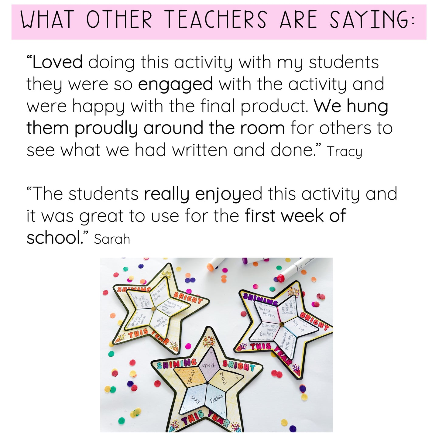 Shining Bright in 2026 - New Year Goal Setting Craft