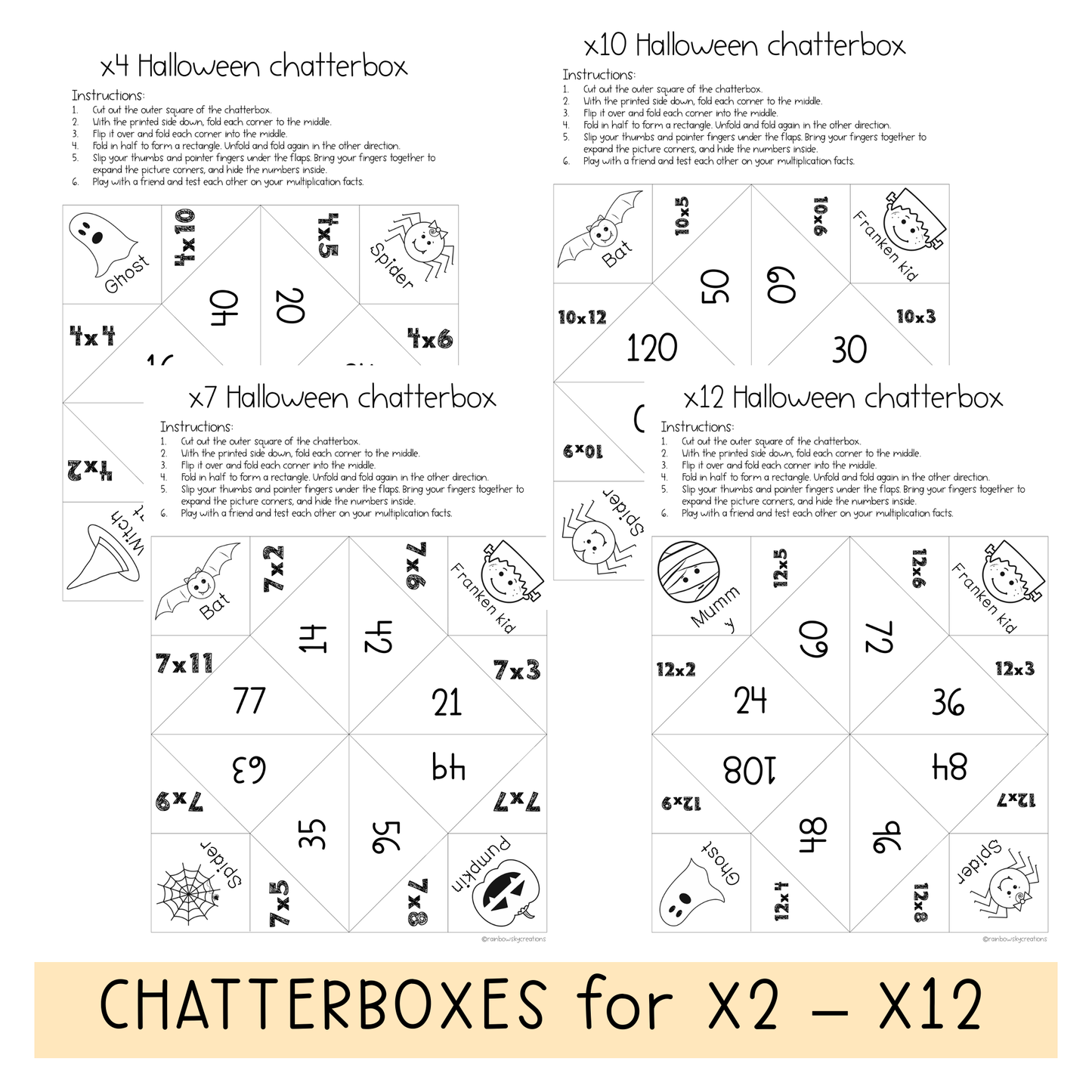 Halloween Bundle for Grades 3 - 6