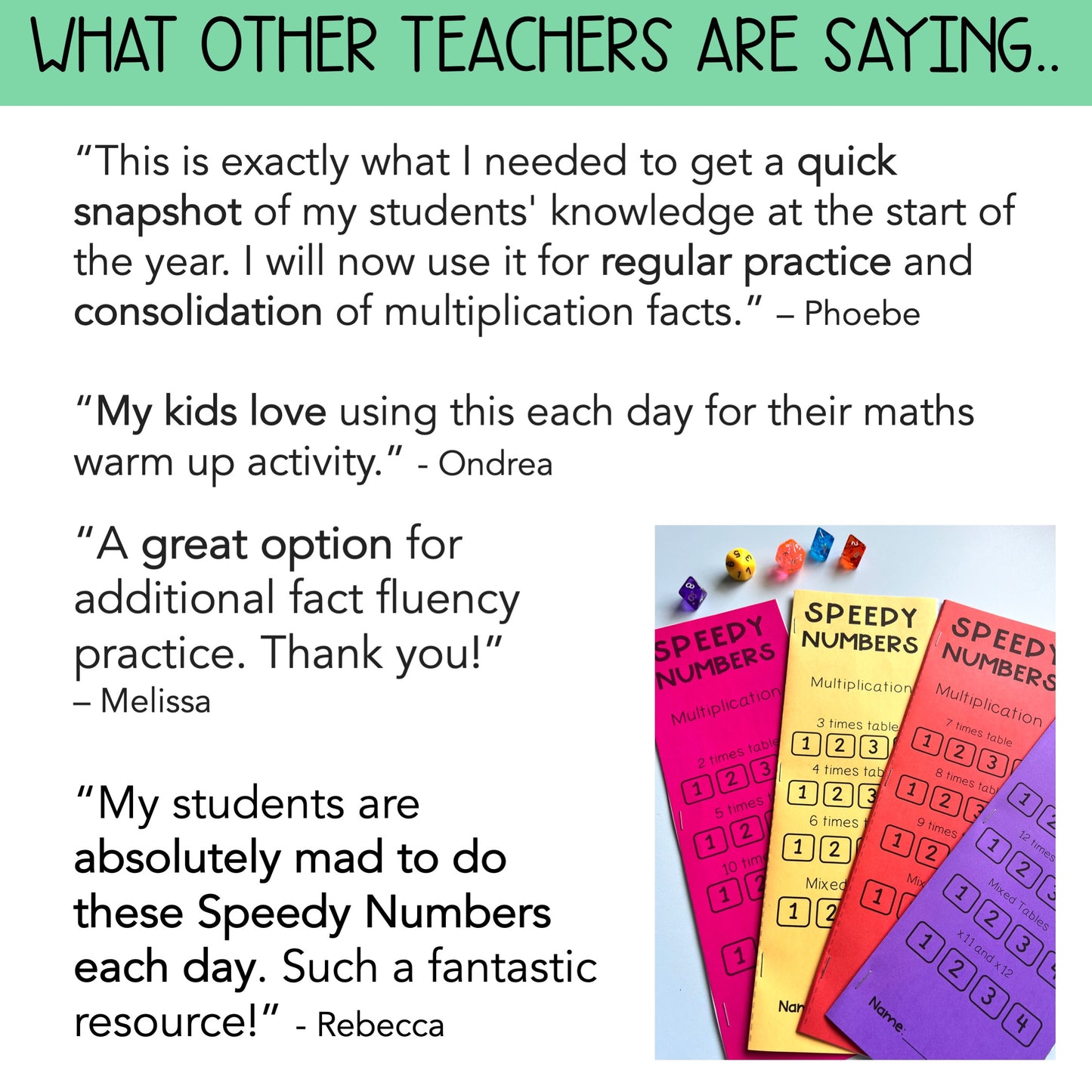 Speedy Numbers MEGA BUNDLE