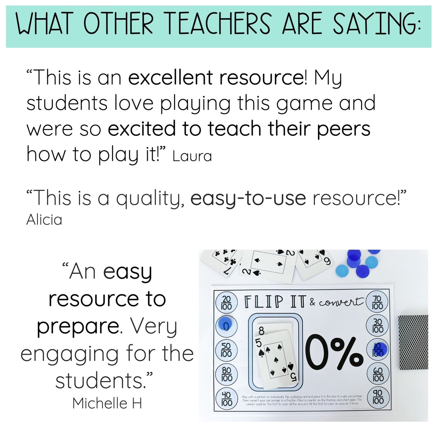 Fractions Flip it Games - Converting Decimals and Percentages Games