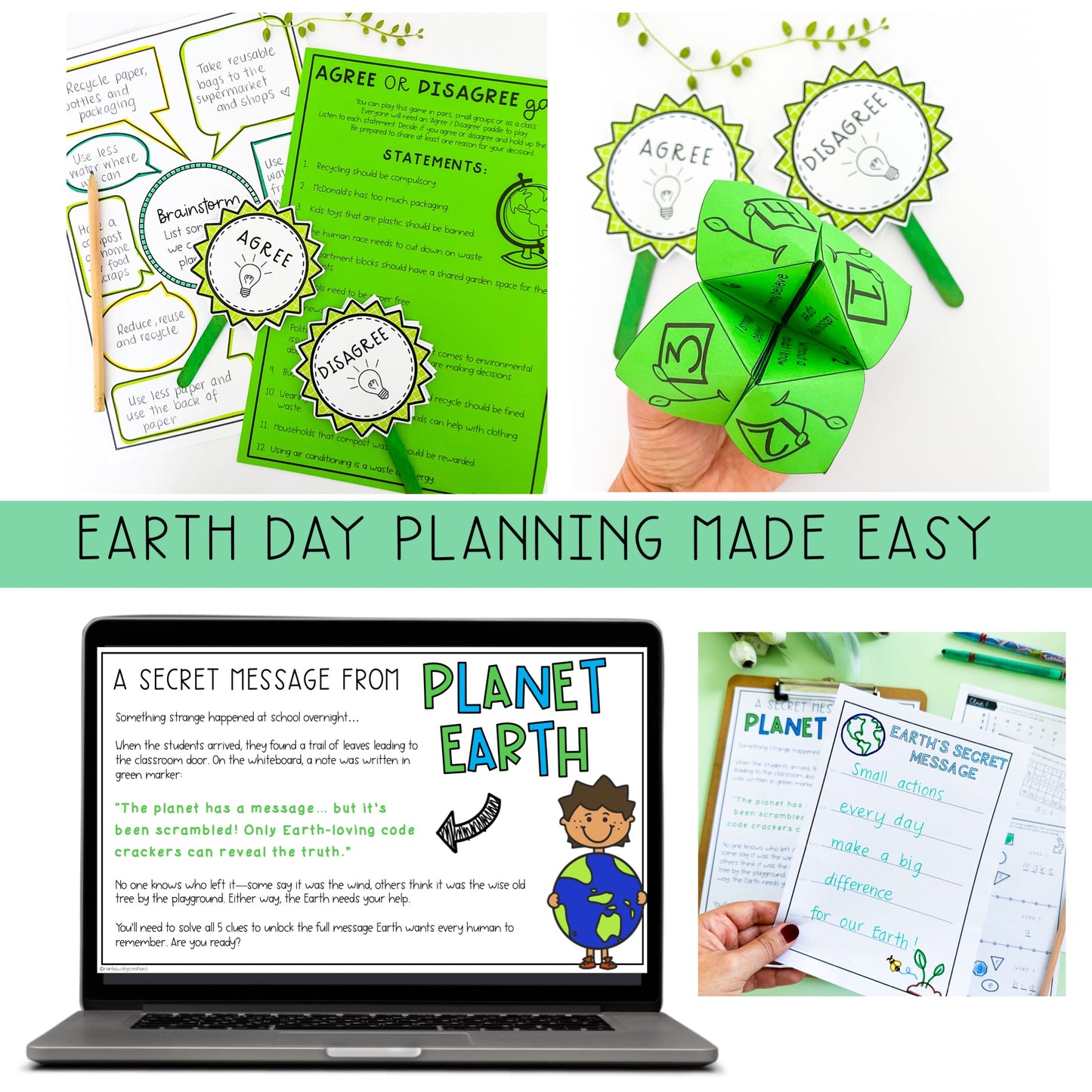 Earth Day BUNDLE | Earth Day Writing and Math Activities