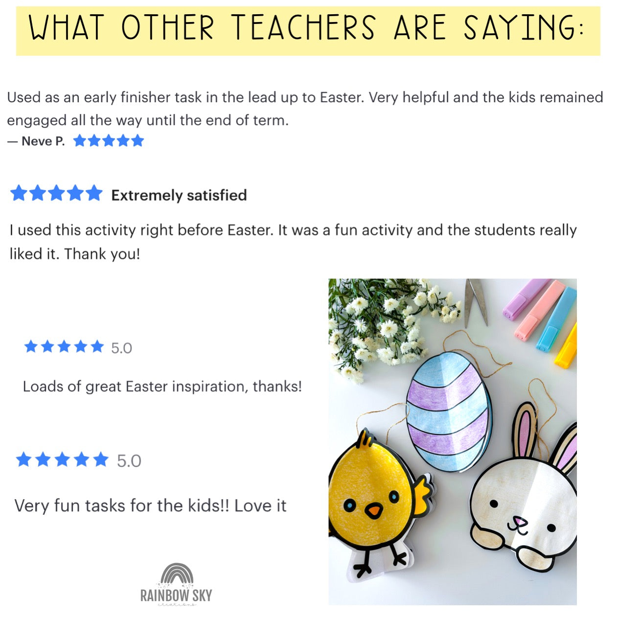 Easter Activity BUNDLE | Differentiated Easter Lessons Grades 3-5