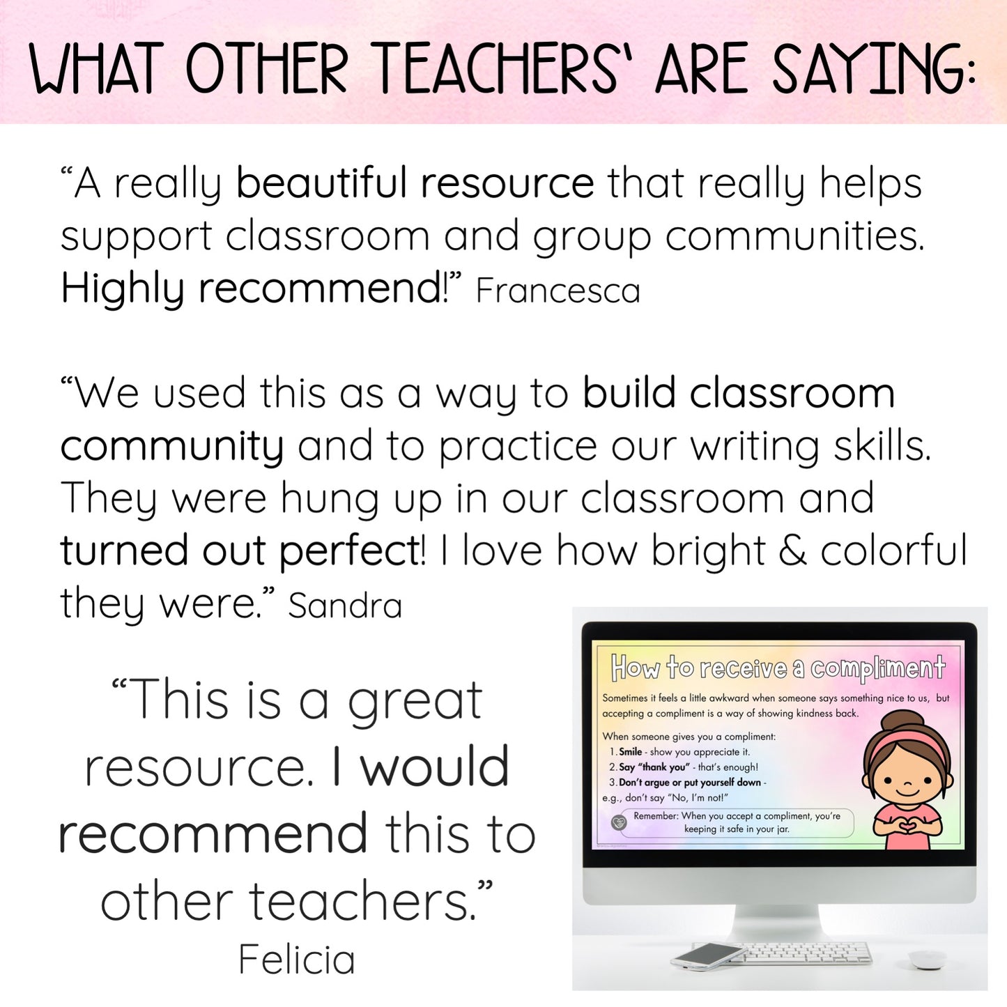 Compliment Jars Activity - Compliment Kindness Craft