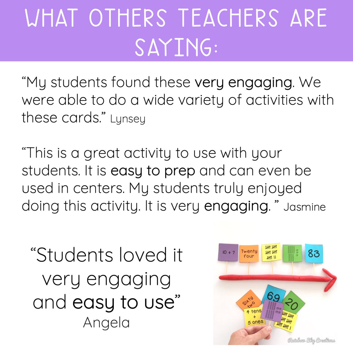Ordering Numbers Maths Activity - Place Value Math Centres (Grades 1-2)