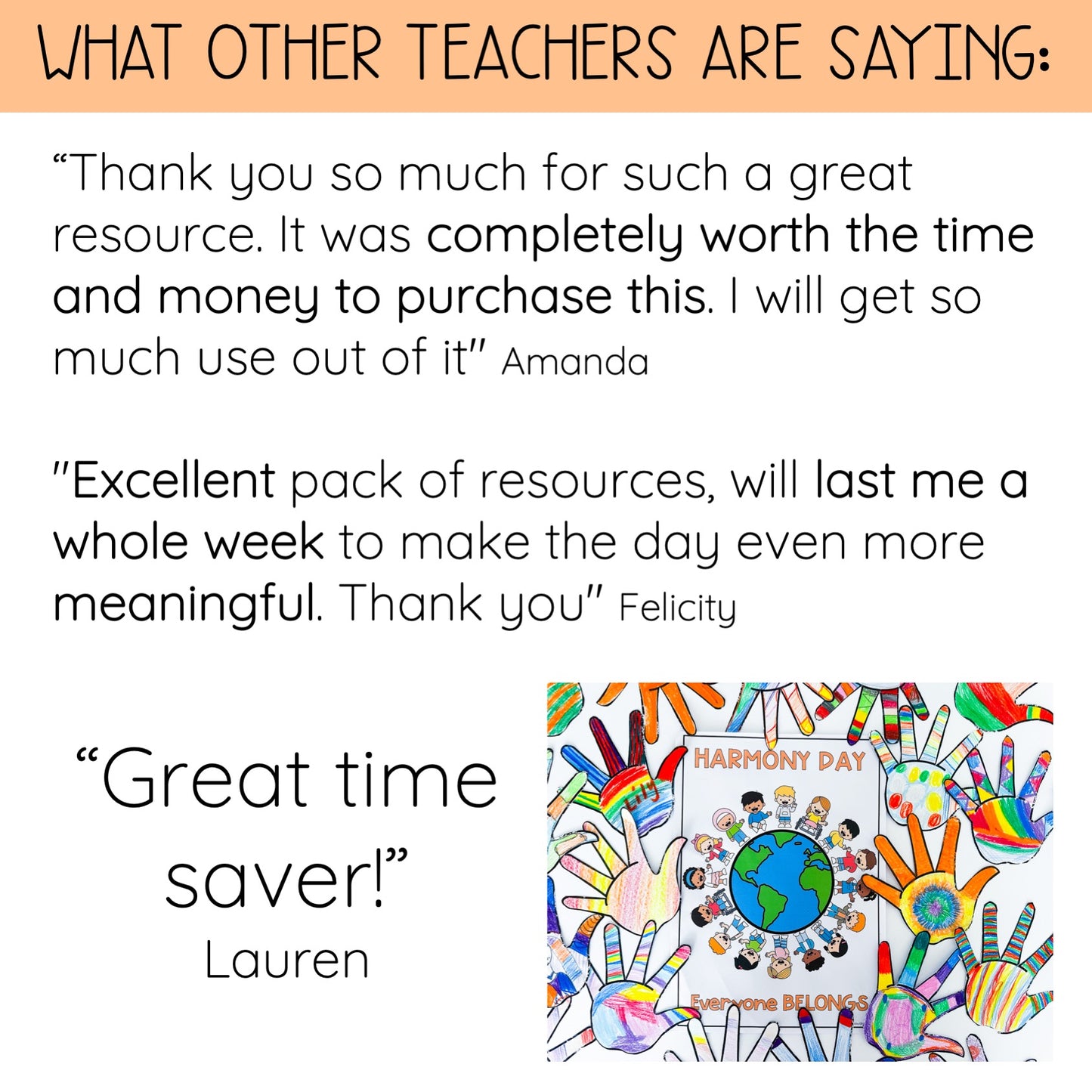 Harmony Day Pack (Grades 1-2)