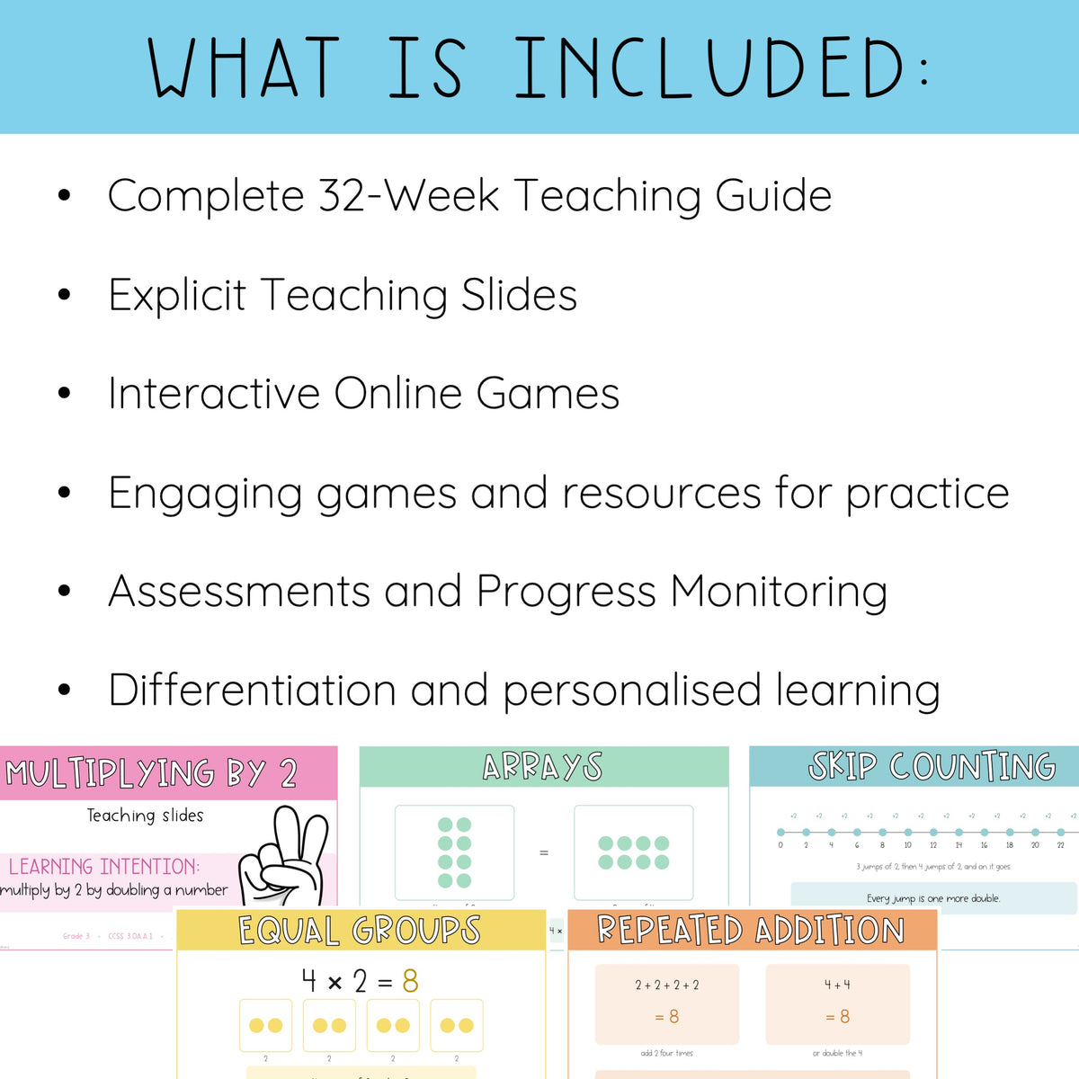 Multiplication and Division Fact Fluency Pathway - Year long Program