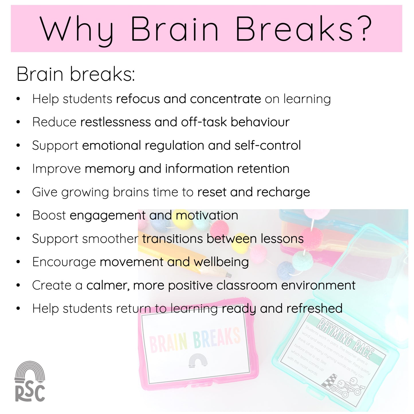 Brain Break BUNDLE / Brain Breaks and Self Regulation