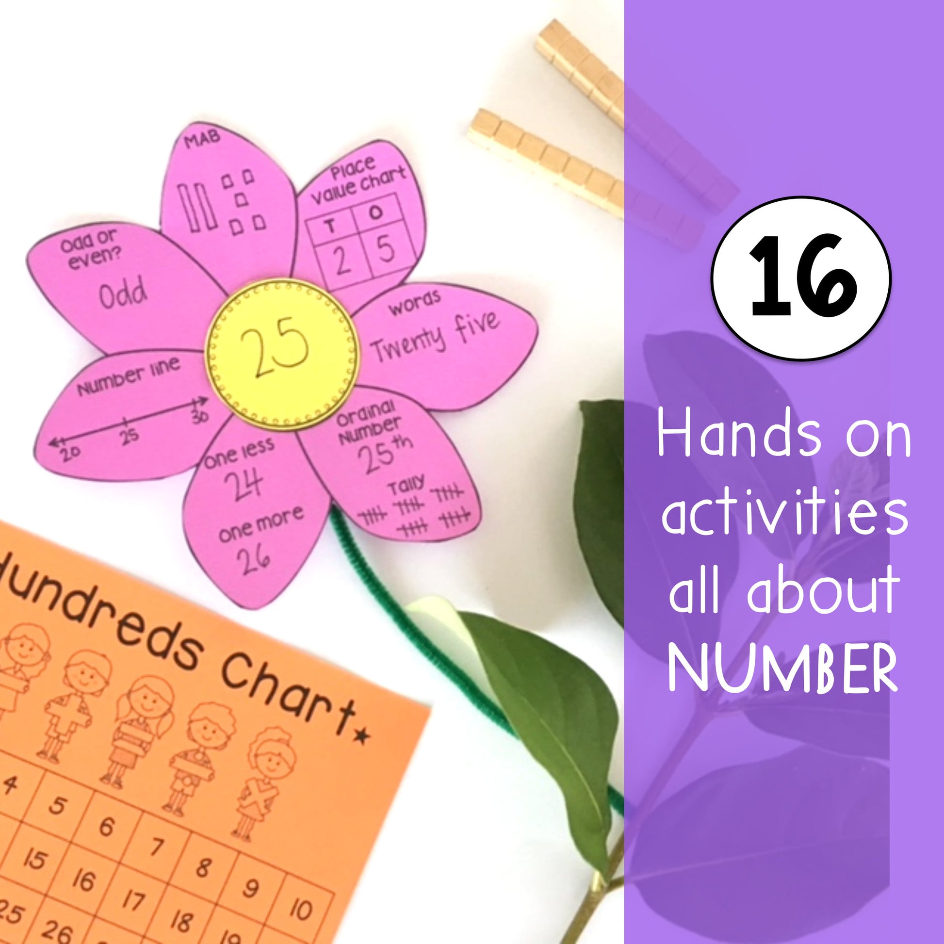 Hands-on Place Value Activities | Number Sense Math Centres 1st Grade