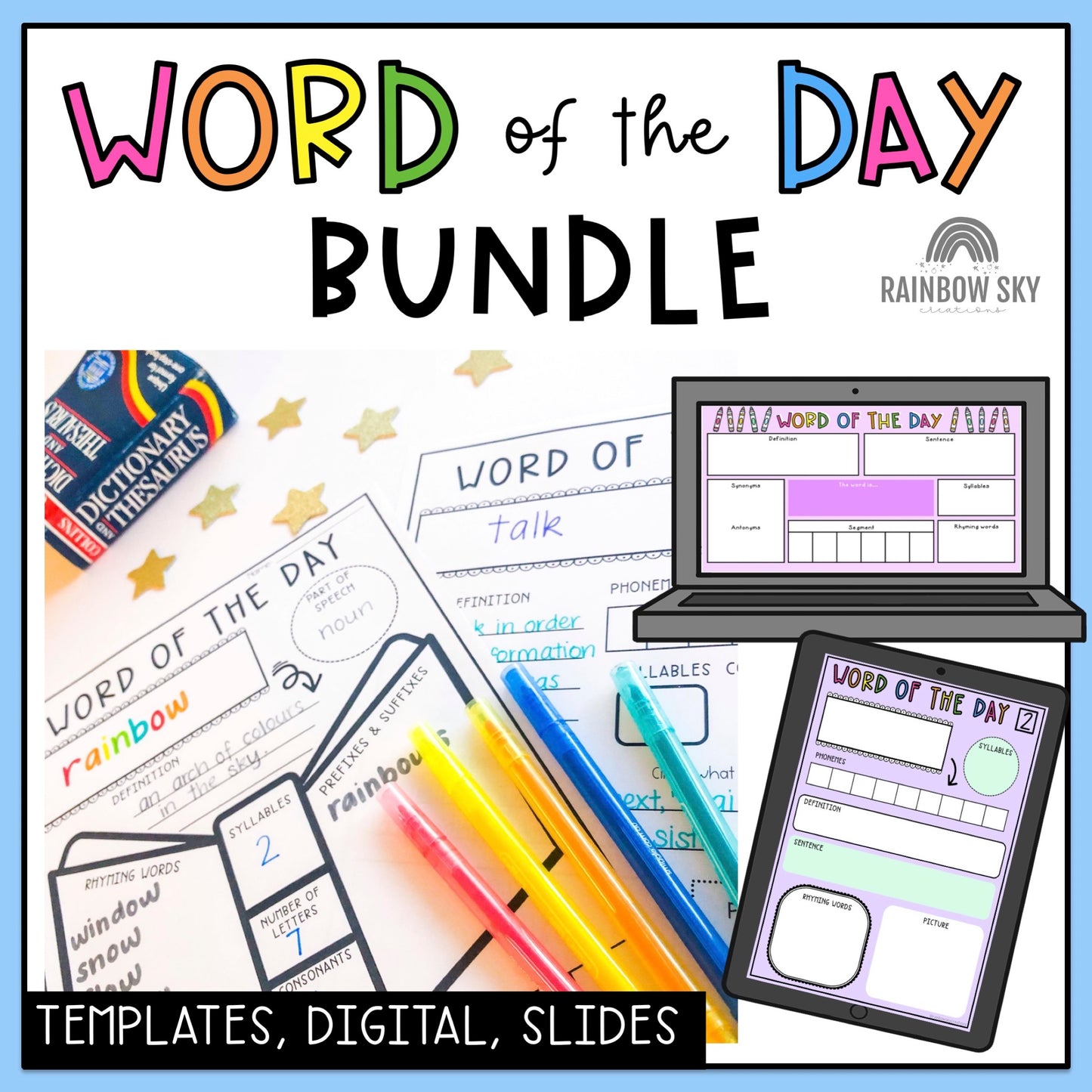 Word Of The Day BUNDLE [Digital & Printable]