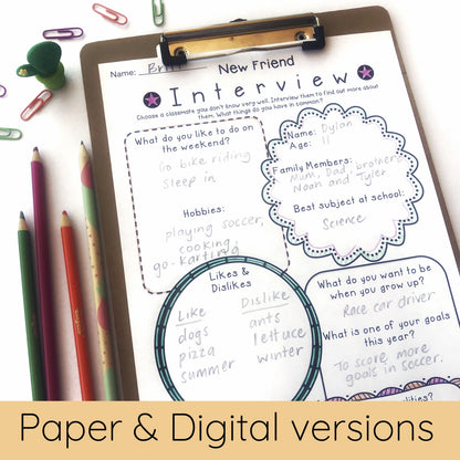 Australian Back to School Activities Pack - Year 3 and 4 - NO PREP