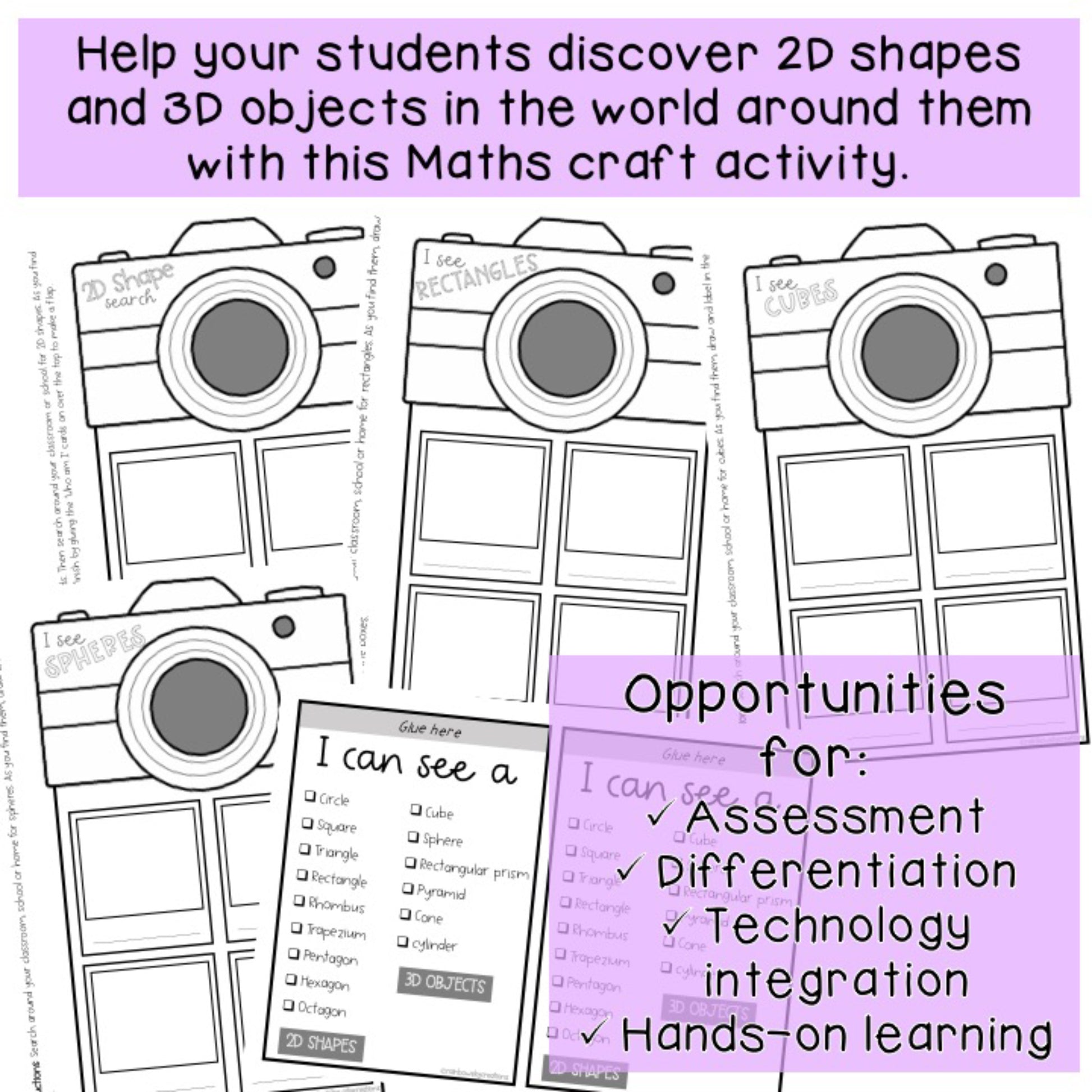 Identifying 2D Shapes and 3D Objects | (Grade 1, Grade 2) Distance Learning