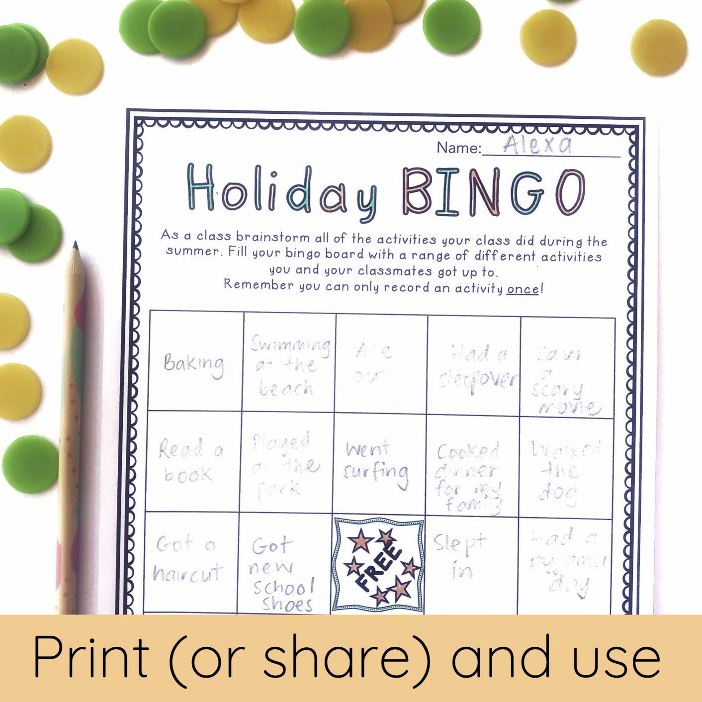 Australian Back to School Activities Pack - Year 3 and 4 - NO PREP