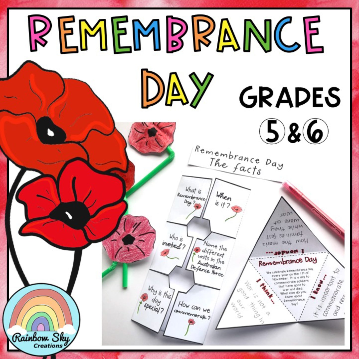 Remembrance Day Activities Australia | Years 5-6