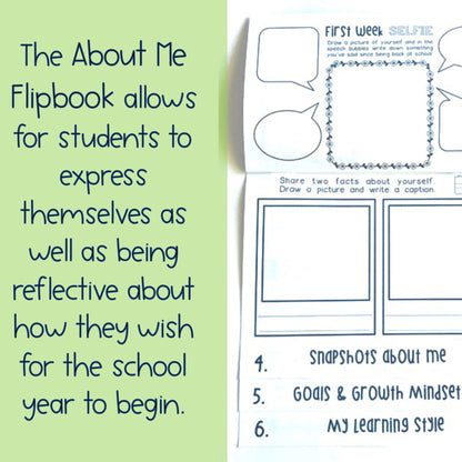 All About Me Flipbook | Back to School Australia [Years 2-3]