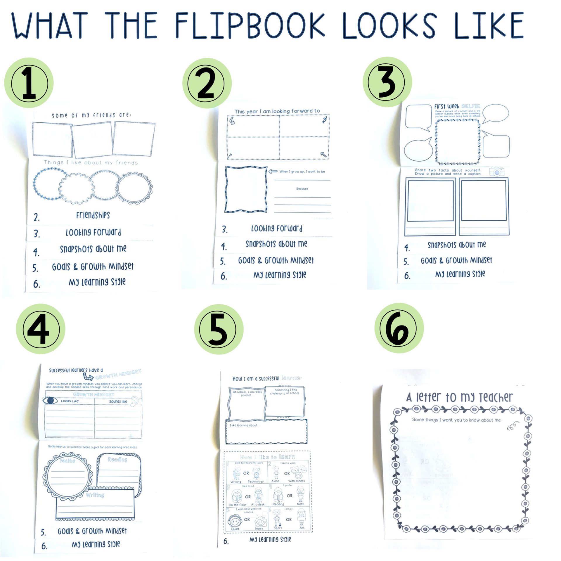 All About Me Flipbook | Back to School Australia [Years 2-3]