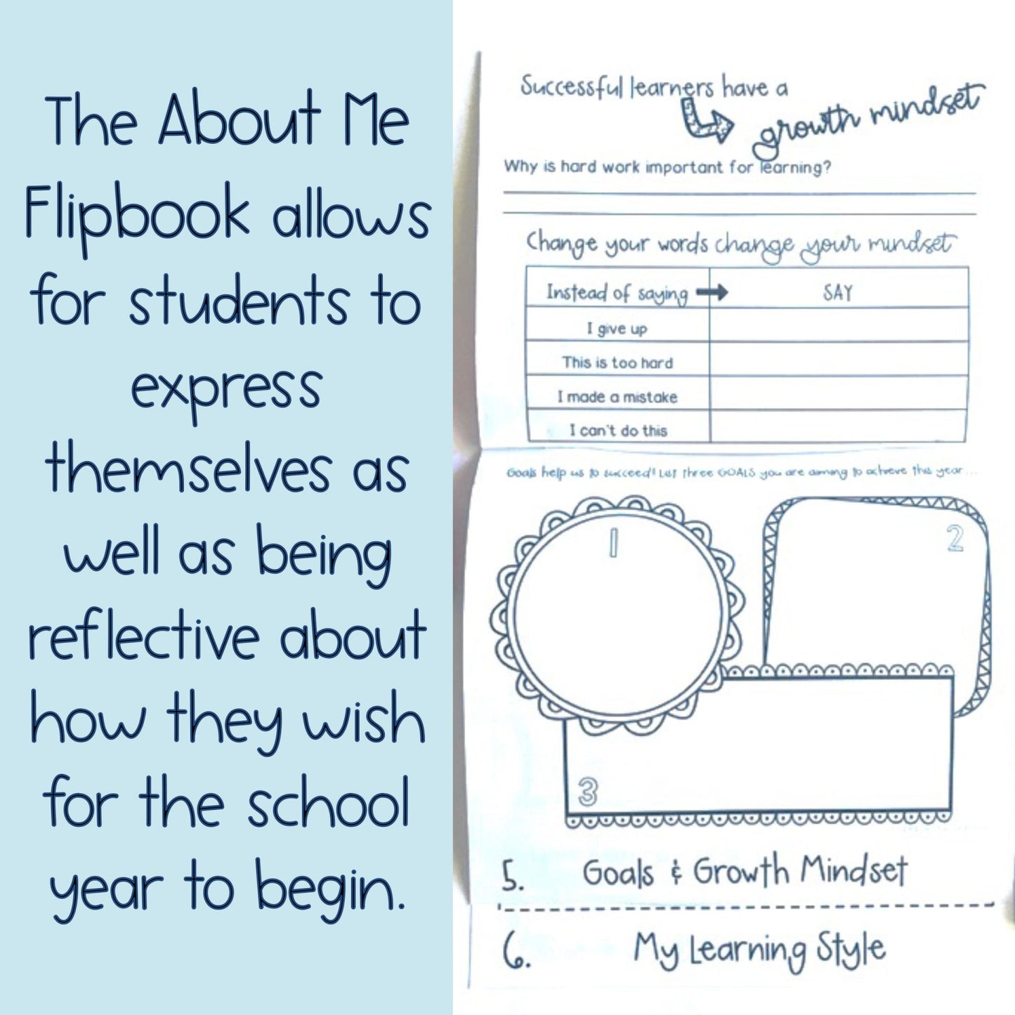 All About Me Flipbook | Back to School Australia [Years 4-6]