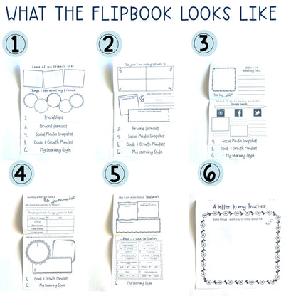 All About Me Flipbook | Back to School Australia [Years 4-6]