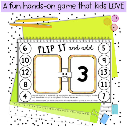 Addition Fluency Games | Single Digit Addition