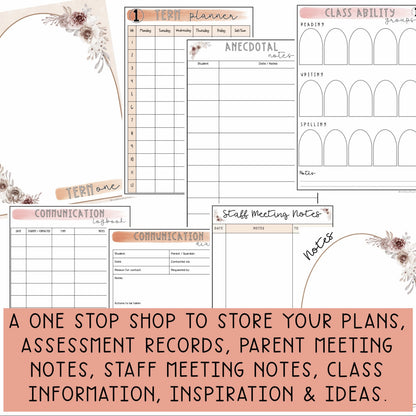 Arch Australian Teacher Planner |  Annual Teacher Diary