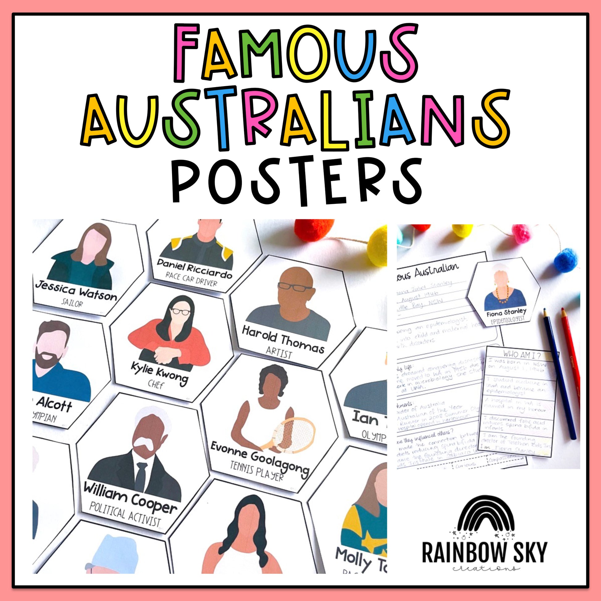 Famous Australians Posters [HASS]