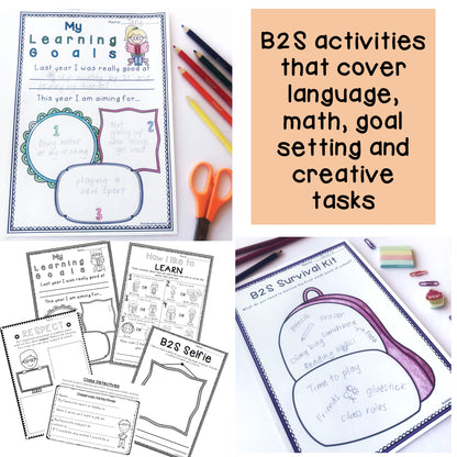 Back to School Activities Pack | Yr 1-2  [Paper] Australia NO PREP