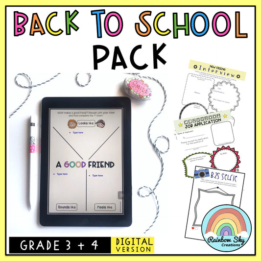 Aussie Back to School Activities | Grade 3 & 4 Australia [Digital]