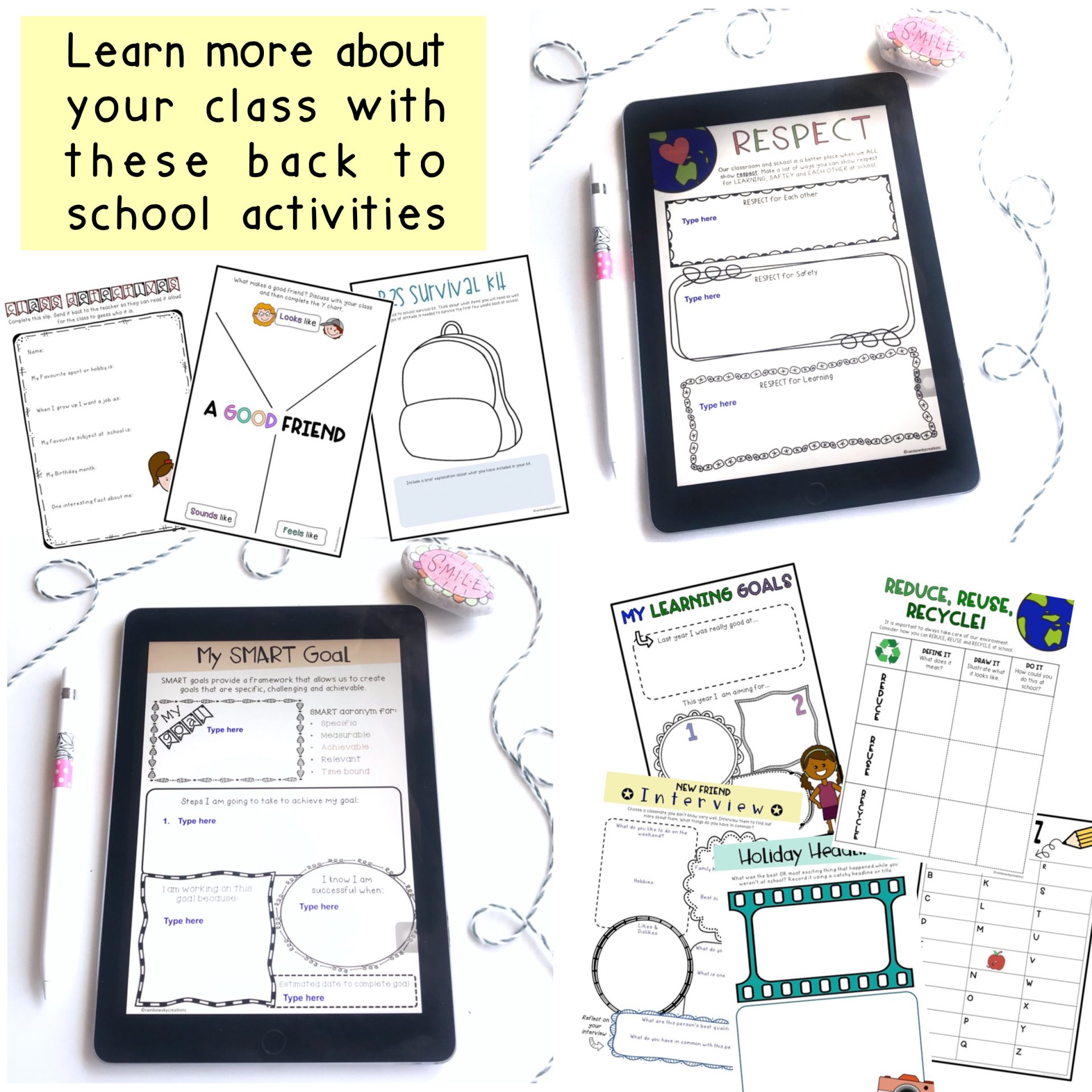 Aussie Back to School Activities | Grade 3 & 4 Australia [Digital]