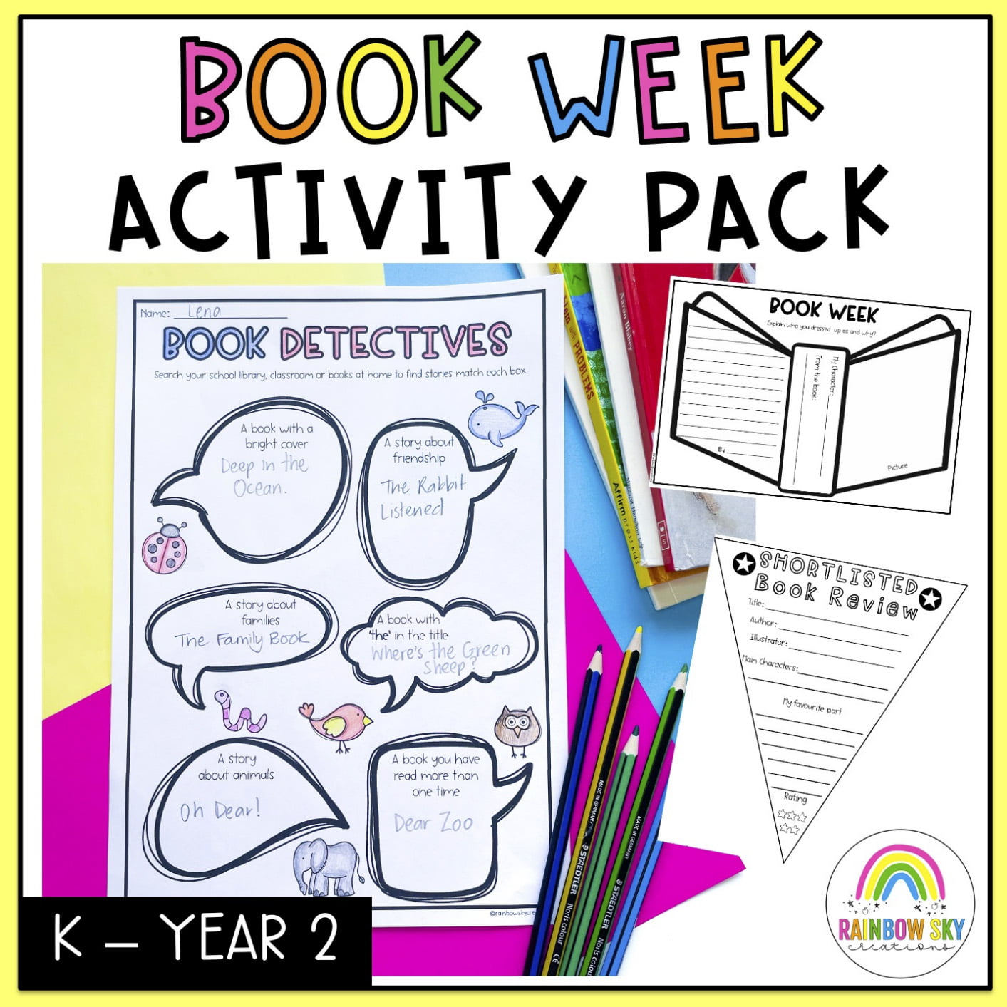 Book Week | World Book Week - Reading Activities | Kindergarten - 2nd Grade