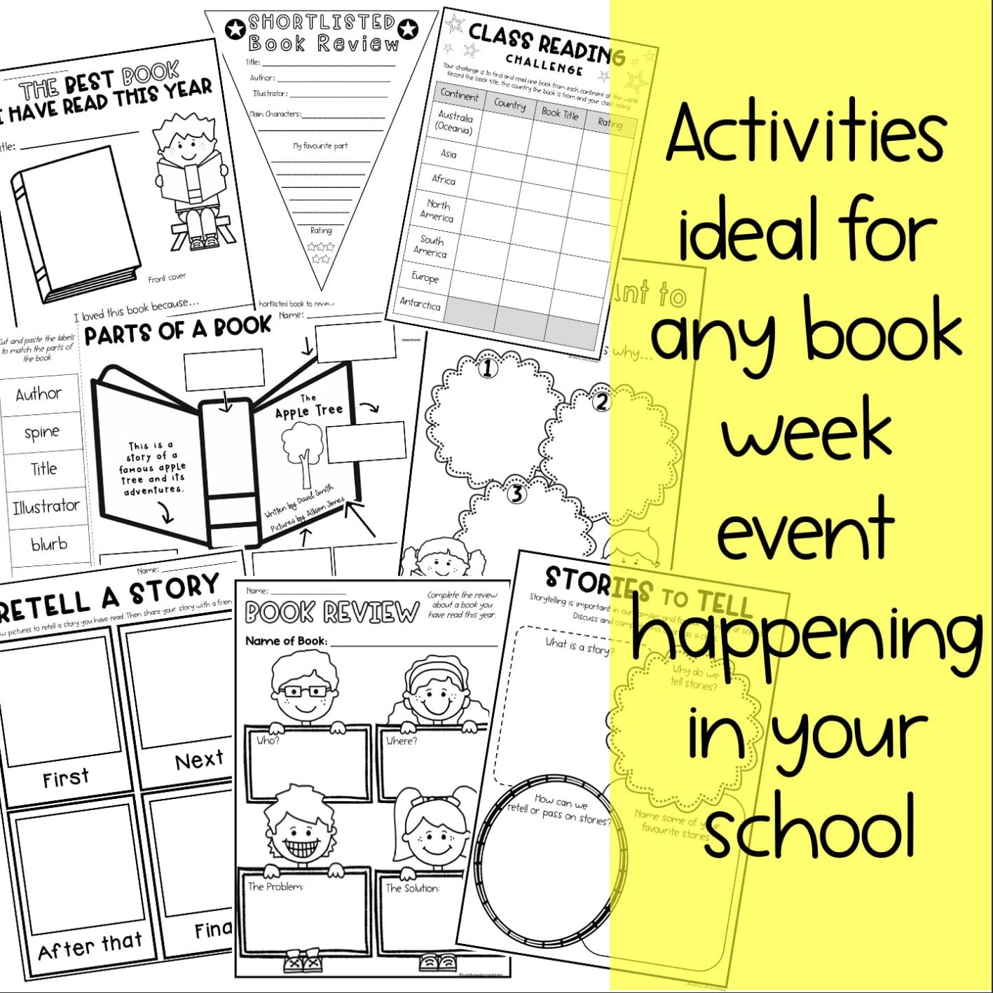 Book Week | World Book Week - Reading Activities | Kindergarten - 2nd Grade