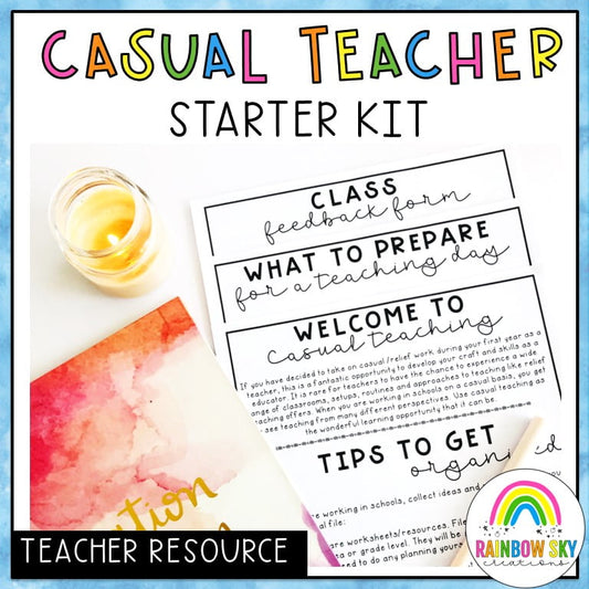 Casual Teaching Starter Kit [New Teacher, Substitute / Relief teaching]