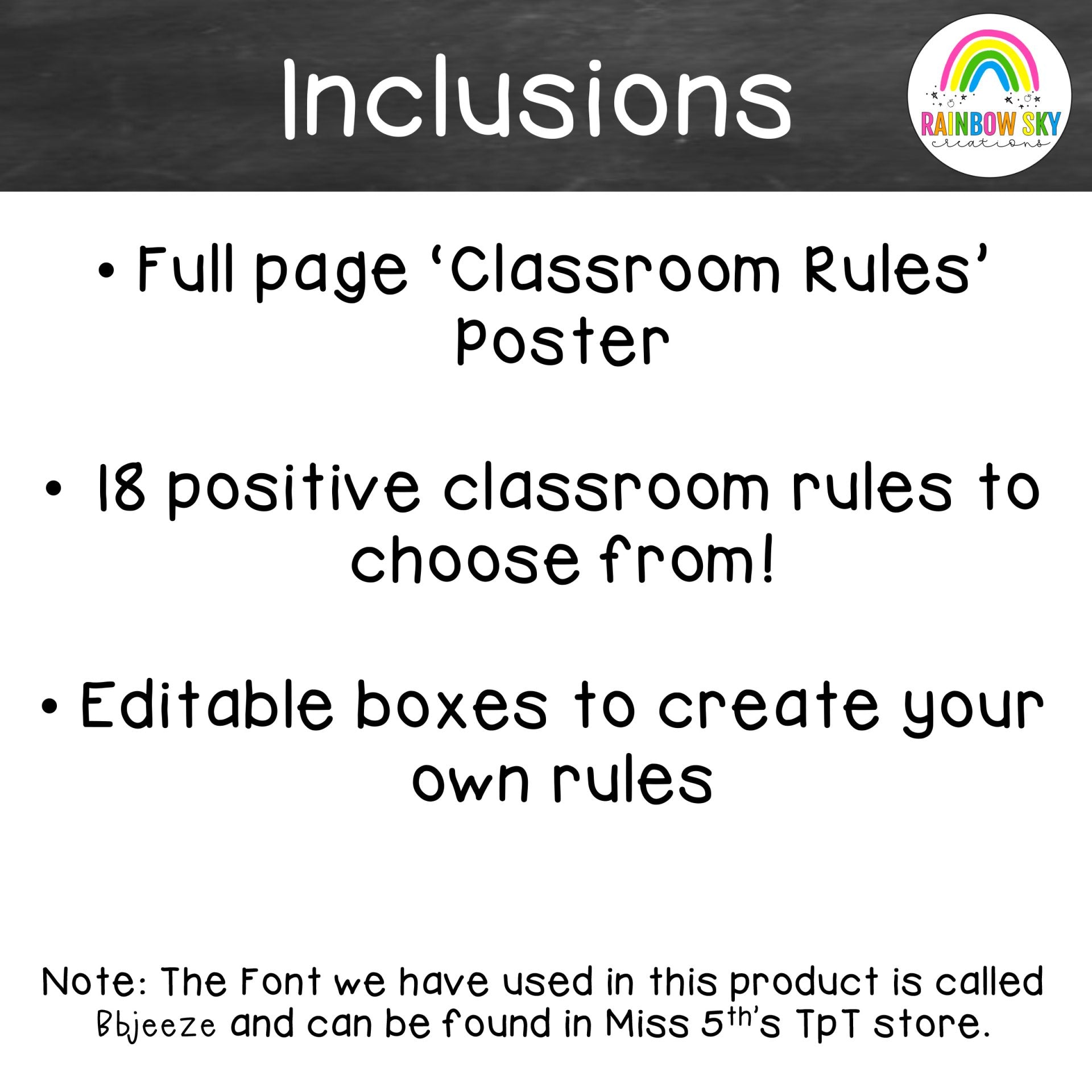 Classroom Rules / Positive Class Rules [Toucan theme]