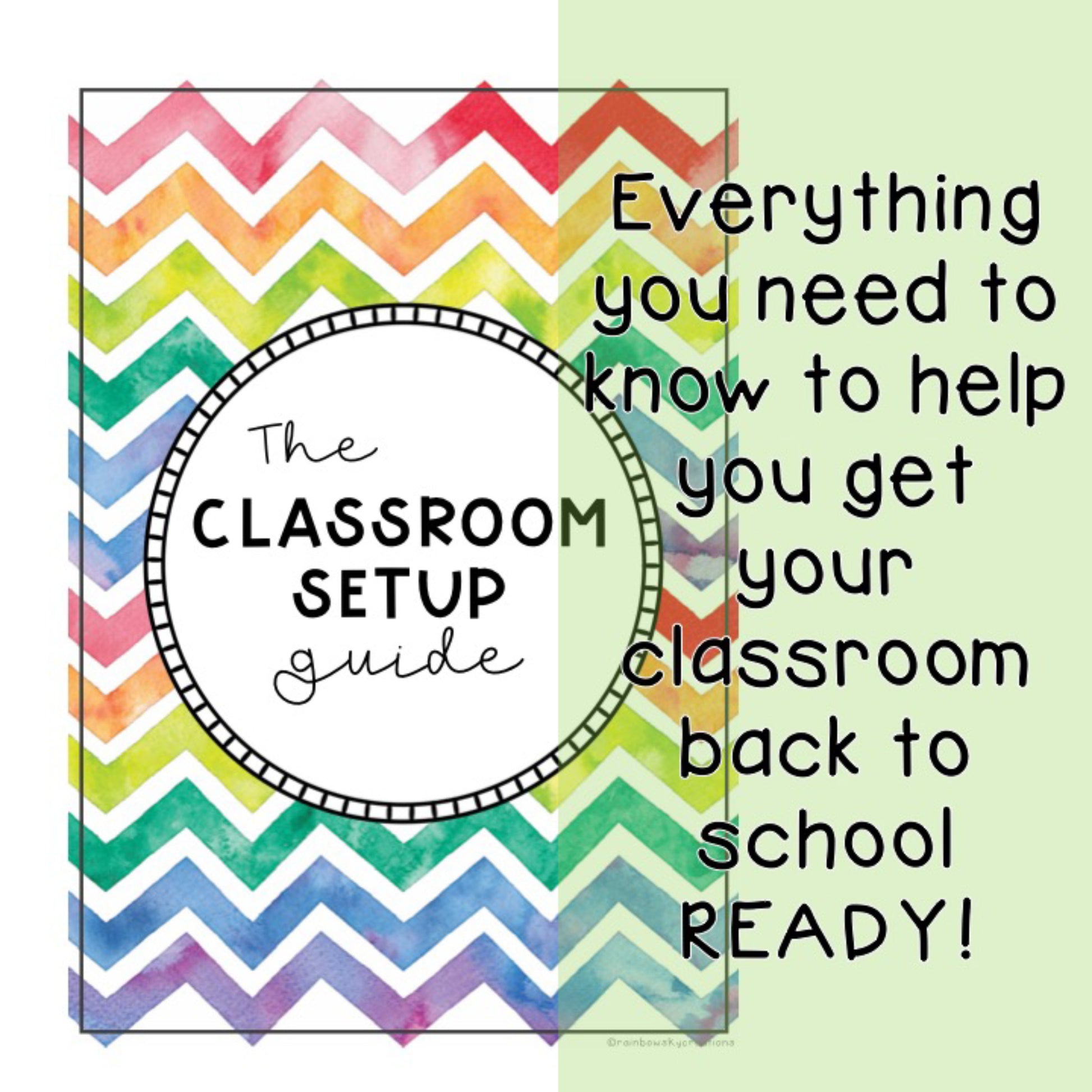 Classroom Setup Guide [Class decoration checklist]