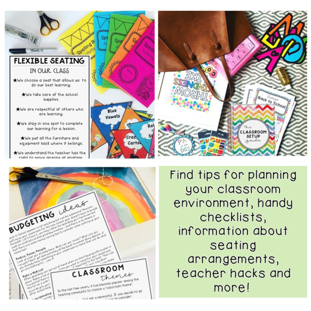 Classroom Setup Guide - Class Decoration Checklist – Rainbow Sky ...